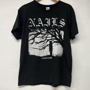 Nails Unsilent Death Tree T Shirt Size Large Black